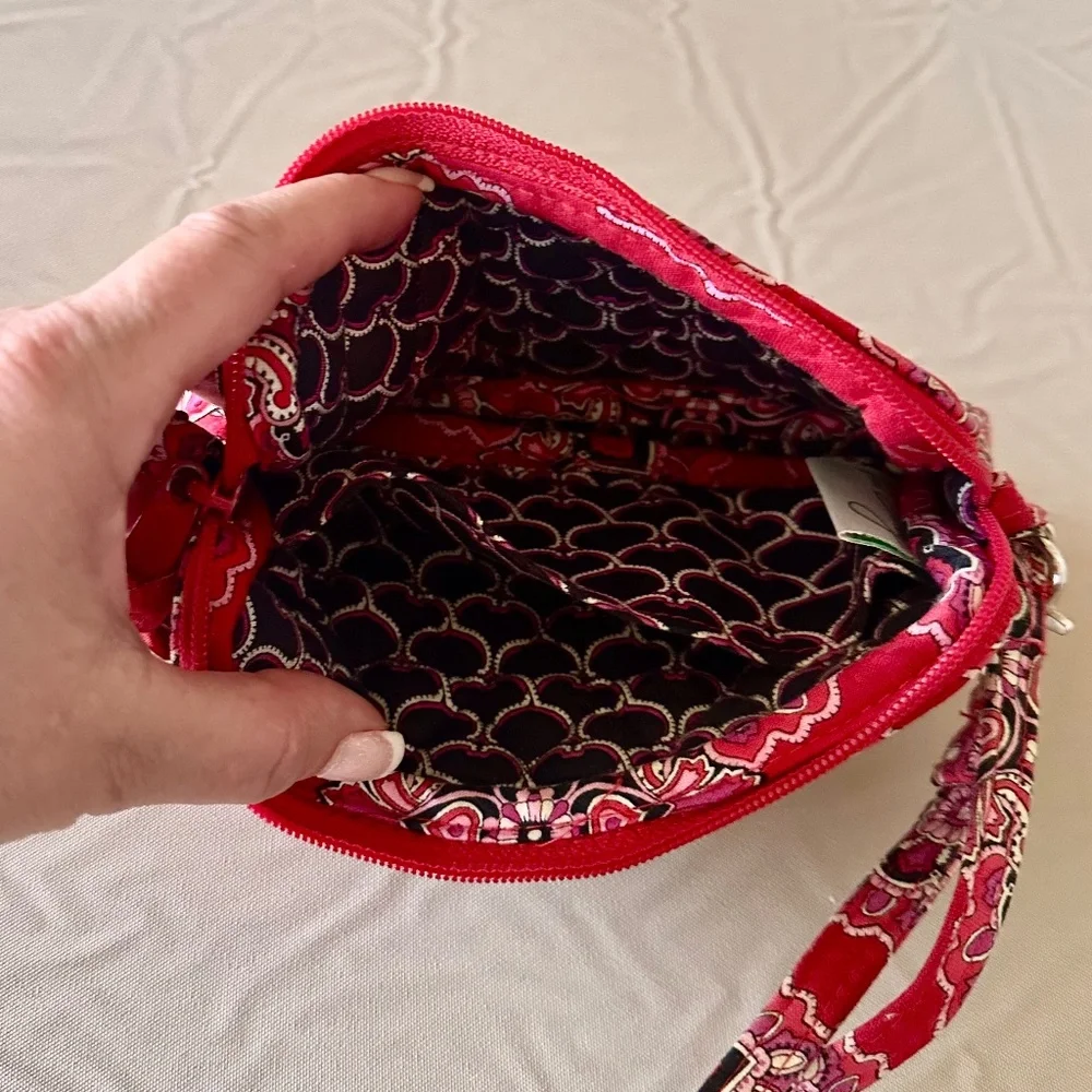 Vera Bradley "Frankly Scarlet" Cellphone Wristlet - Picture 6 of 8